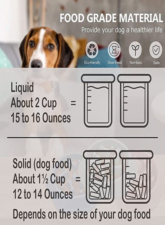 Pups&Pets وعاء تدريب وإطعام للحيوانات الأليفة من Pups&Pets | وعاء طعام بطيء غير سام | وعاء طعام بتصميم مضاد للاختناق للقطط والكلاب - قطعة واحدة - Image 4